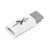 Adapter Przejściówka  micro USB na USB typ-C Biały
